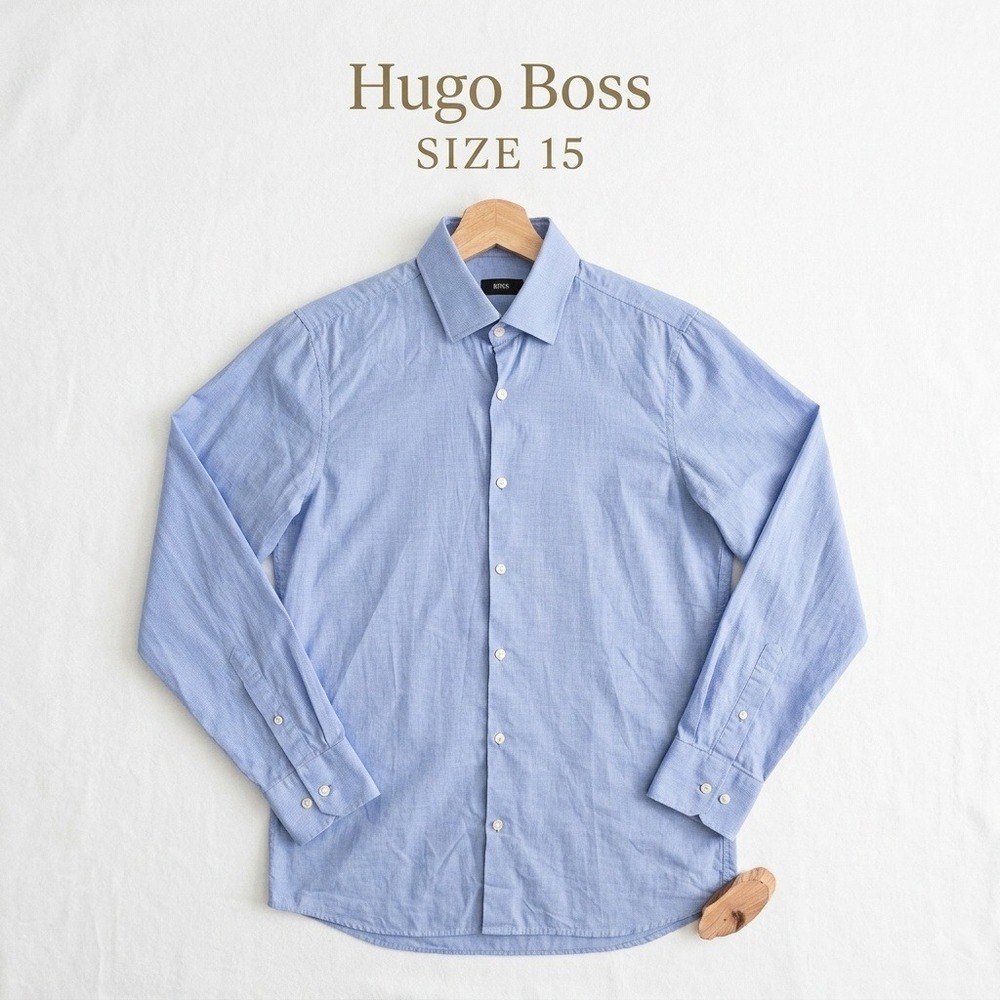Hugo Boss Sharp Fit Dress Shirt Mens 15